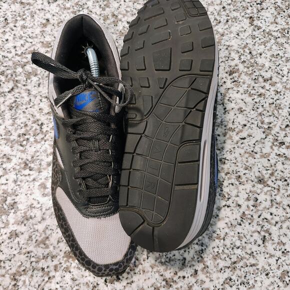 Nike Air Max 1 Safari Reflective Black 10.5 - Picture 2 of 9